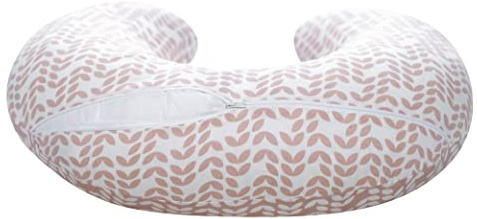 Mother hood Bezug für das Stillkissen Öko-Tex Standard 100, Blatt rosa Classic