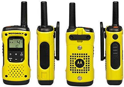 Motorola Tlkr T92 H2O PMR446 2-Wege Walkie Talkie Wasserdicht Radio Quad Pack mit Reisetasche