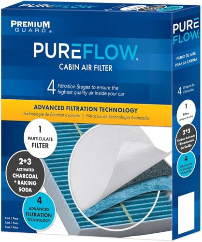 PureFlow Cabin Air Filter PC99594X | Fits 2022-2025 Hyundai Tucson, 2021-2025 Elantra, Santa Fe, 2023-2025 Kia Sportage, 2021-2025 Sorento, 2021-2024 K5, 2022-2025 Santa Cruz, Ioniq 5