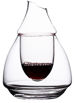 Decantador de Vino Decanter Crystal Glass Hielo Dispositivo de vino de hielo Creativo Decanter Home Dispenser Restaurante Red Wine Chiller Small Decanter Ice Wine Set Accesorios de Vino/Jarra de Vino