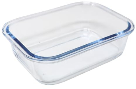 stahl-design-tebart ELITE Vorratsdose 370 ml aus Borosilikatglas – mit luftdichtem Deckel & 4-fach Klickverschluss – spülmaschinen-, gefrier- & ofenfest – Glasbehälter für Küche & Meal Prep
