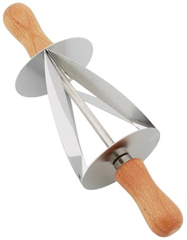 Rodillo cortapasta – Herramienta multifuncional de acero inoxidable para modelar | Rueda cortapasta para hornear pan, modelar pasta para galletas, pizza y preparar pasteles hechos