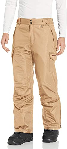 Arctix Herren Schneehose Wintersport Cargo, Khaki, S, 1960-50-S