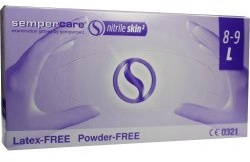 Sempercare nitrilo skin2 U. Handsch puderfr.Talla L 200 ST Guantes by Sempercare
