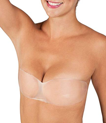 Fashion Forms Silicone Skin Bandeau Sticky Bra Clear XL
