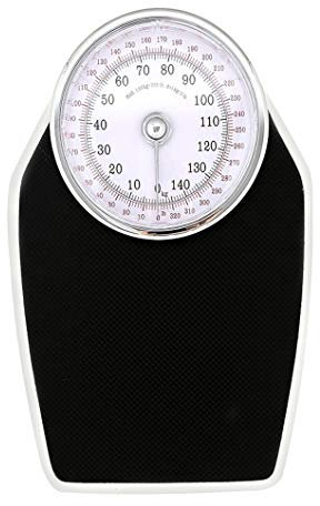 SYTH Báscula de baño mecánica Profesional, balanzas de Peso Corporal de precisión de Material de Acero Laminado en frío, Lectura Clara de dial analógico, Capacidad de 150 kg / 330 LB