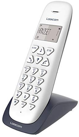 Telefono senza fili fisso - telefono cordless con segreteria - Solo - analogici e DECT Phones - VEGA Logicom 155T Wireless fisso con segreteria Slate