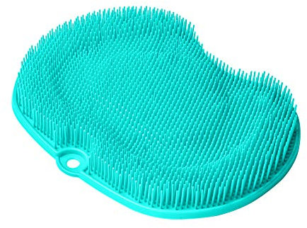 Silikonmatte Badematte – Ferse bis Zehen Reiniger Dusche Boden – Shiatsu-Massage-Pad Reiniger – Adsorption Badewanne