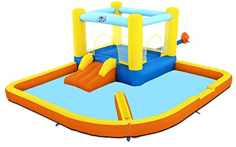 Bestway H2OGO - Parque acuático inflable para niños con piscina, mini parque acuático para niños y adultos