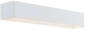 Arcchio LED Wandleuchte, Wandlampe Innen Karam (Modern) in Weiß aus Aluminium (1 flammig) - Wandstrahler Wandbeleuchtung Schlafzimmer/Wohnzimmer Wohnzimmerleuchte