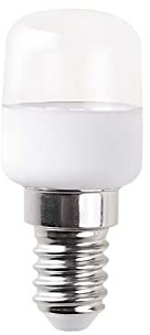 7H SEVENON Premium - Bombilla LED para frigorífico E14 1W, Aluminio/Policarbonato, 10W Equi., 100lm, Temperatura Color 4000K, Ángulo Apertura 220º, Clase Energética F, IP20, 15000H Vida Útil, Blanco