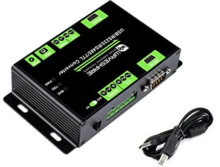 Waveshare Industrial USB / RS232 / TTL to RS232 / 485 / TTL Isolated Multi-Bus Converter Adapter Module Adopts Original FT232RL for USB Communication Support Windows 11/10 / 8.1/8 / 7 / XP