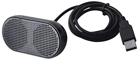 USB-högtalare – skrivbordshögtalare för bärbar dator, PC, 2-kanals högtalare, extern USB-driven multimedia, stereo-spelhö talare