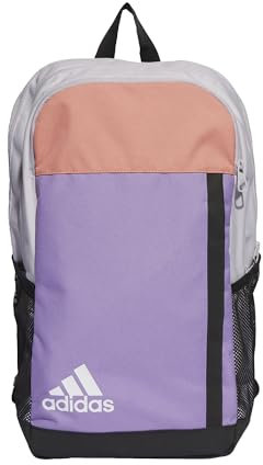 adidas Unisex - Adulto Motion Badge of Sport Backpack, Silver Dawn/Violet Fusion/Wonder Clay/White, One size