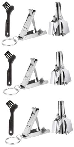 FRCOLOR 3 Sets Nasenhaarschneider Nagelschere Und Scheren Kit Nasenhaarentferner Batterie