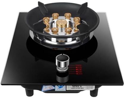 Gaziniere Gaz - Cuisinière À Gaz, Cuisinière À Gaz Facile À Nettoyer, Brûleur De Poêle en Verre Trempé, Cuisinière À Gaz Pratique Domestique, Bureau Et Montage Encastré (Size : LPG)