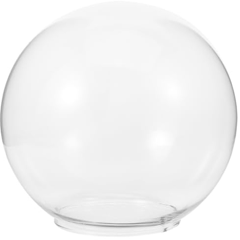 Ciieeo Paralume In Trasparente Di Ricambio Per Lampada Lampada A Sospensione Vintage A Globo Per Applique Lampadario A Sospensione 150 Mm Foro 70 Mm