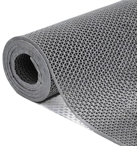 Teppichrolle für Nassbereiche im Innen- und Außenbereich, Gewerbliche wasserdichte Bodenmatte, rutschfeste PVC-Drainagematte für Küche, Badezimmer, Schwimmbad