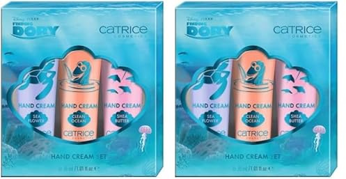 Catrie Cosmetics Set Creme Mani Disney Pixar Finding Dory, Levigante, Curativo, 90 ml (Confezione da 2)