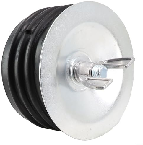 BlesConi Tapa de limpieza de alcantarillado, tubo de expansión de goma y metal con sellado hermético, compatible con entradas de drenaje y accesorios de retorno de piscina