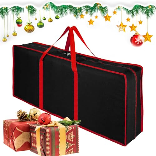 Geschenkpapier Aufbewahrungsbox Weihnachtsaufbewahrungstasche mit | Geschenkpapier-Organizer mit Griff Aufbewahrungstasche für Schleifen, , Aufkleber, Weihnachtsfeiern, Reisen