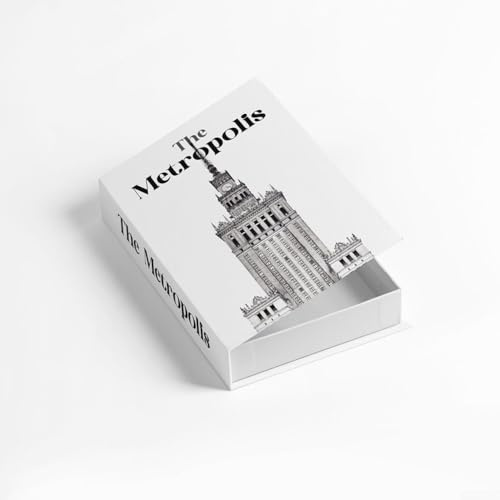 Vasiumic Caja de almacenamiento decorativa de libros falsos con interior hueco para mandos a distancia, posavasos y pequeños elementos esenciales, elegante adorno de libro sintético en blanco y negro