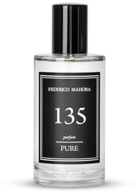 PURE 135 FEDERICO MAHORA - Fragancia para hombre (50 ml, sorprendente, intensa, con carácter fougère moderno y un resplandor masculino claro)