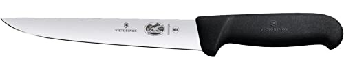 Victorinox Fibrox Kochmesser, Stechmesser, Extra Scharfe Klinge, Rostfreier Stahl, Spülmaschinengeeignet, Swissmade
