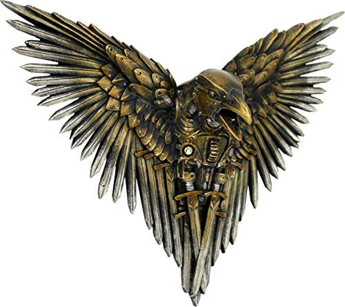 Nemesis Now D1975F6 Wandschild Blade Raven, Bronze, Polyresin, Einheitsgröße