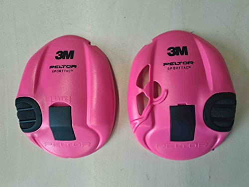 3M Peltor 210100-478-RE Sporttac Pink Earshell Covers Per Pair