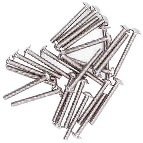 Pernos con Brida, Prevención Química Tornillos de Cabeza Semiesférica con Brida Empresa para la Construcción(M5 * 50MM)