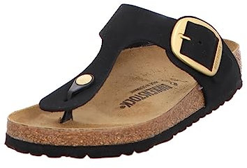 BIRKENSTOCK GIZEH BB LENB black, schwarz(schwarz), Gr. 38