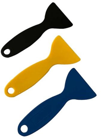 GZNB Raschietto Ghiaccio Freezer, Raschietto in Plastica Dura per Ghiaccio Congelatore per La Frigorifero del Pulizia E Sbrinamento, 3 Pezzo