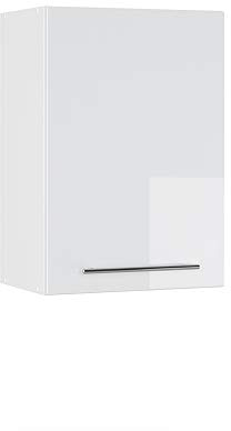 Vicco Badschrank Fame-Line, Weiß Hochglanz, 50 x 72 cm | wandhängend zur Aufbewahrung von Badezimmerutensilien