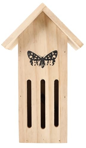 BCOATH Schmetterlingsfutterhäuschen Aus Holz Hängend Schmetterlingshaus Unterschlupf Garten Dekoration Schmetterlingshausdekoration Für Außenbereich Schmetterlingsunterstand Im Freien