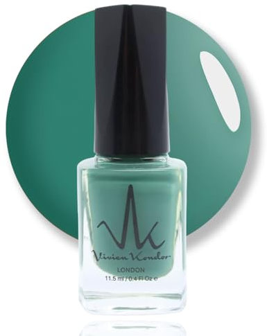 Mint Green Classic Nail Polish Quick Drying Nail Varnish Long lasting No UV Need Vegan Nail Polish