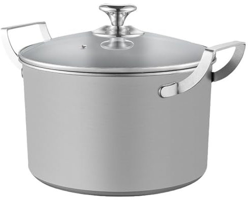 Pure Titanium Soppgryta Hushållsförtjockad Liten Soppgryta Dubbelörat Hot Pot Steamer Hel Titan tallrik Titanium Pot i ett stycke 24CM
