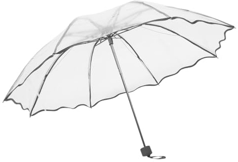 DEARMAMY Faltbarer Reise-regenschirm Allwetter Kompakt für Damen und Herren Tragbar Sonne/regen
