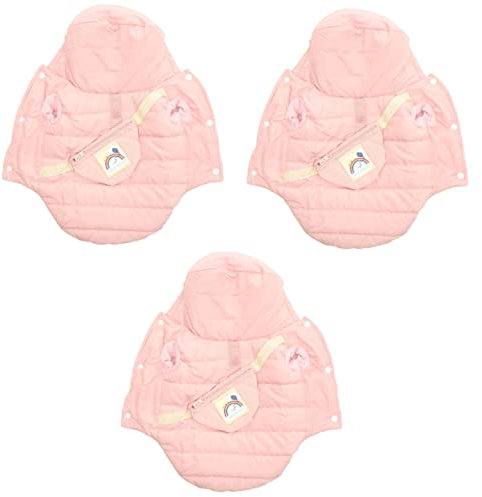 BESPORTBLE 3stücke Haustier Kostüm Für Kleine Hunde Bequeme Und Strapazierfähige Welpenkleidung Aus Warmem Material Für Outdoor-aktivitäten Für Herbst Und Winter Mit Kapuze Und