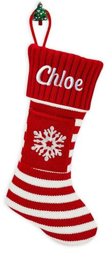 FCLYDER Große Weihnachtsstrumpf Personalisiert - Individuelle Gestrickt Weihnachtsstrumpf HäNgen - Personalisierbar Weihnachtsbaum Deko - Weihnachtsbäume Pfote Schneeflocke Rentier Strümpfe