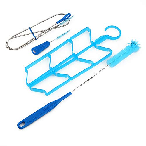 Hydratation Hydratation Water Water Tube Nettoying Kit Easy Storage 4 en 1 Ensemble pour Les Randonneurs et Les Campeurs
