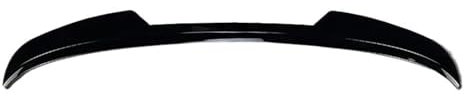 Heckspoiler Heckflügel Für Ford Für Fiesta ST-Linie MK6 MK6.5 2008 2009 2010 2011 2012 2013-2017 Fließheck Maxton Stil Hinten Stamm Dach Spoiler Boot Lip Spoiler Trim(Glossy Black)