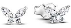 Pandora Timeless Schmetterling Ohrstecker aus Sterling Silber mit Zirkonia, 294263C01