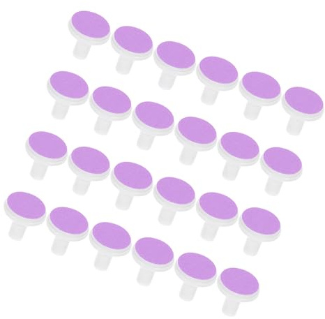 HEALEEP Lime à Ongle Bébé Électrique, Lot De 24 Coussinets De Rechange Doux En Plastique Pour Coupe-ongles, Compatibles Modèles Standards, Pour Soins Des Ongles En Crèche Ou Maison