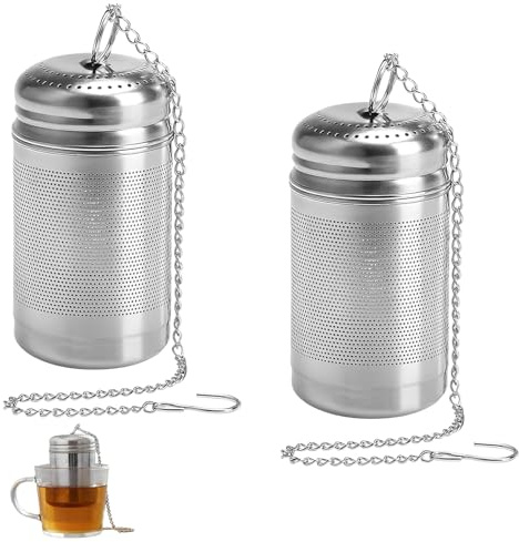 2 Stück Teesieb Für Losen Tee,Teeei Für Losen Tee | Tea Strainer,Teesieb,304 Edelstahl Teesieb,Für Teekannen Tassen Küchen