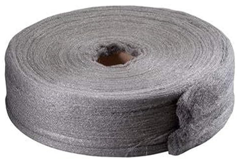 NONDK Stahlwollerolle, Güteklasse 0000, 2 Kg, zum Reinigen, Entfernen Von Rost, Polieren Von - und Metalloberflächen