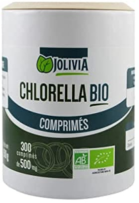 Chlorella Bio - 300 comprimés de 500 mg | Format Comprimé | Vegan | Fabriqué en France