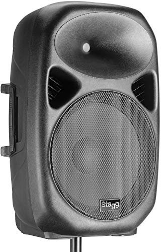 Stagg KMS15-0 - Enceinte active 2 voies de classe A/B, 15'', analogique, Bluetooth, 200 watts
