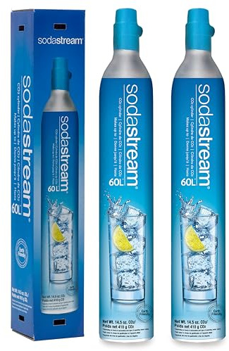 Sodastream - 60L CO2 Exchange Carbonator, 15 oz, Set of 2, plus $15 Amazon.com Gift Card with trade-in
