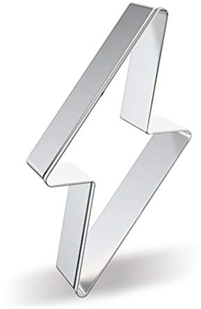 WDYJMALL Lightning Flash Icon Shape Cookie Cutter